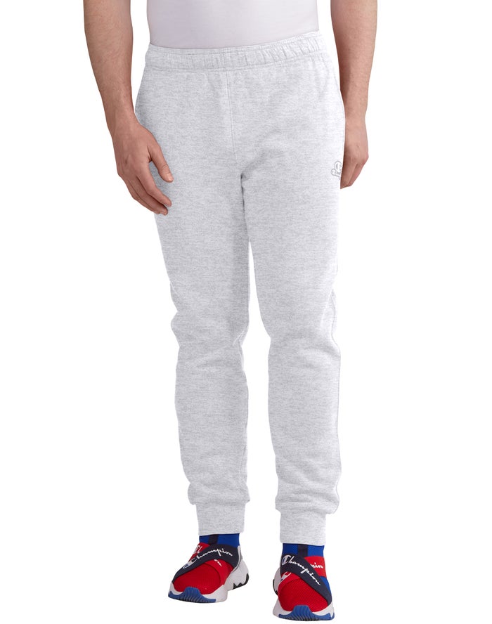 Champion Herre Joggingbukser Grå - Classic Fleece - Danmark BXI-156807